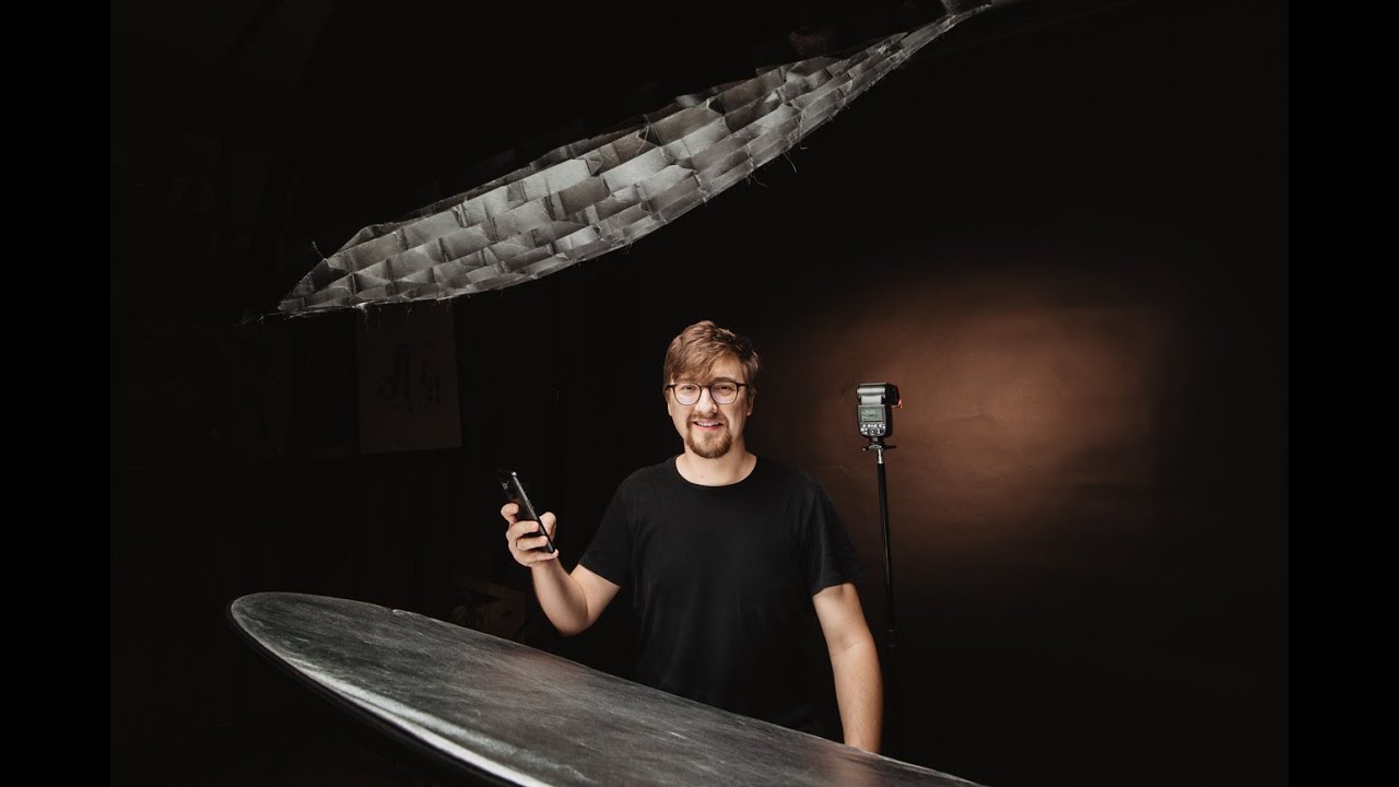AUTOPORTRET krok po kroku. BŁĘDY i SETUP światła: Quadralite Atlas 600, Stroboss 60 EVO, blenda