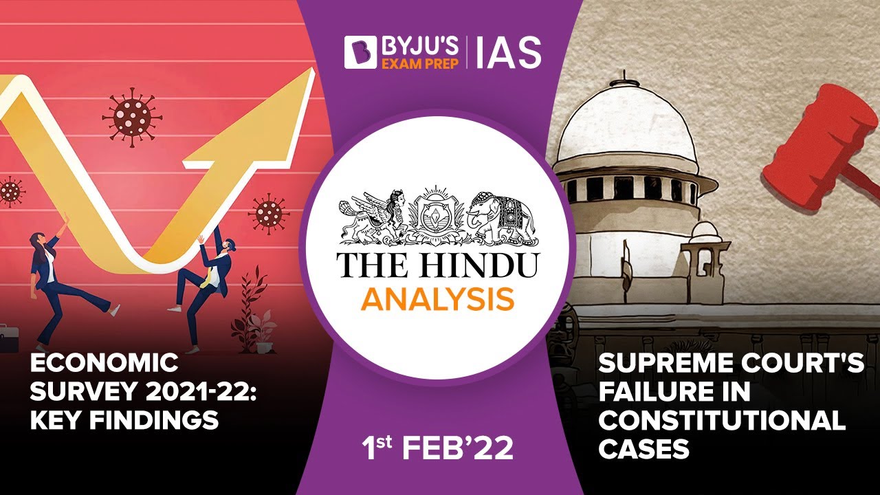 'The Hindu' Analysis for 1st February, 2022. (Current Affairs for UPSC/IAS)
