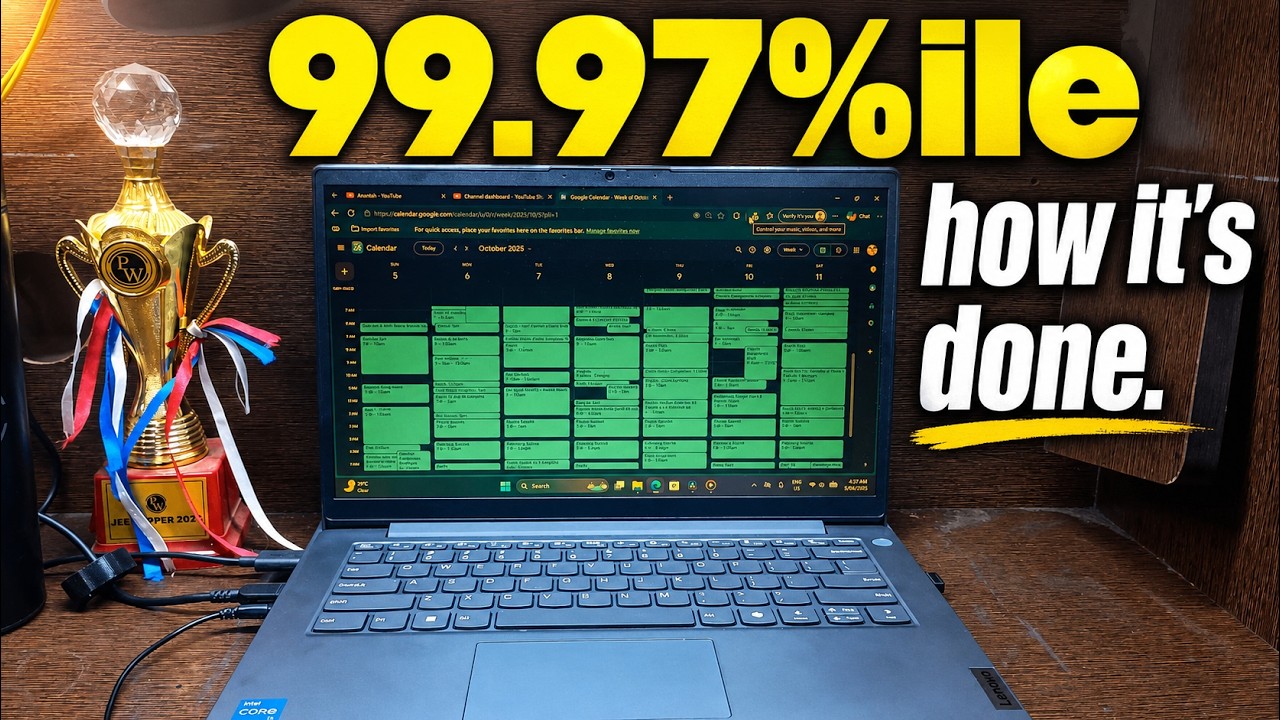 How I scored 99.97%ile In JEE MAINS with Online coaching #pw #iit #jee #jeeadvanced #roadmap