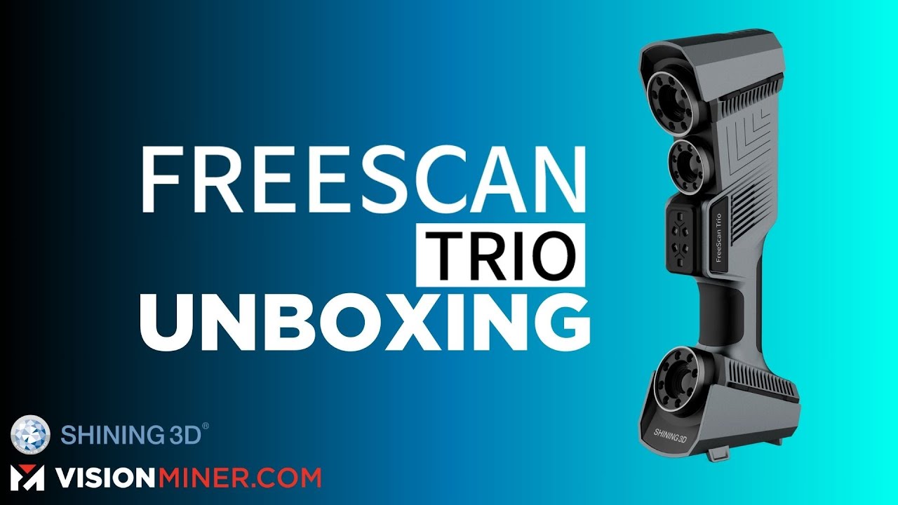 UNBOXING THE FREESCAN TRIO! - New 3D Scanner from Shining3D