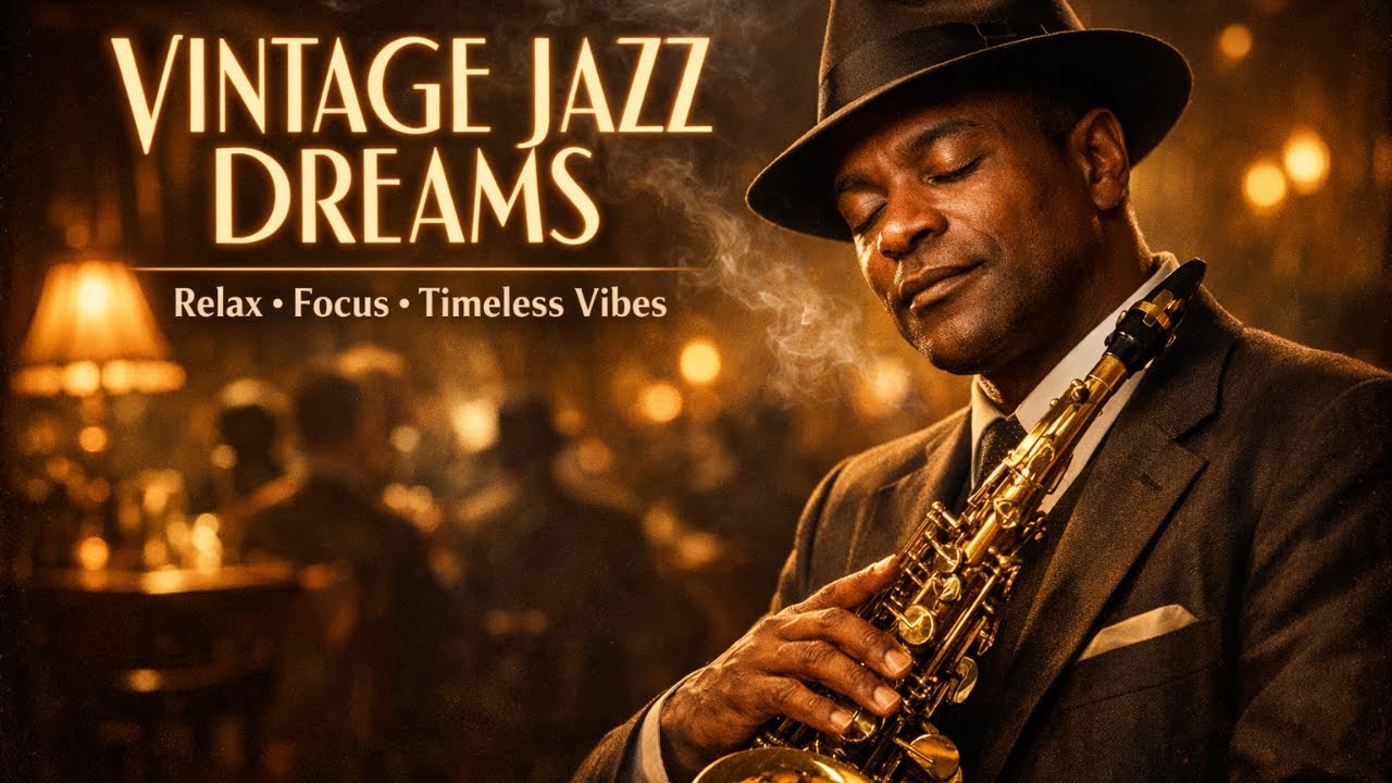 jazz music : Vintage Jazz Dreams 🎷 Relaxing Instrumental Jazz for Calm, Focus & Timeless Vibes
