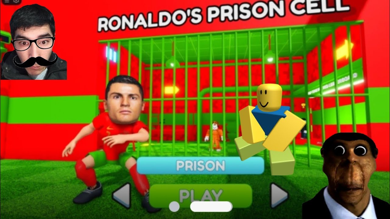 🤯 😱 😱 RONALDO'S PRISON RU OBBY ROBLOX GAMEPLEY 4