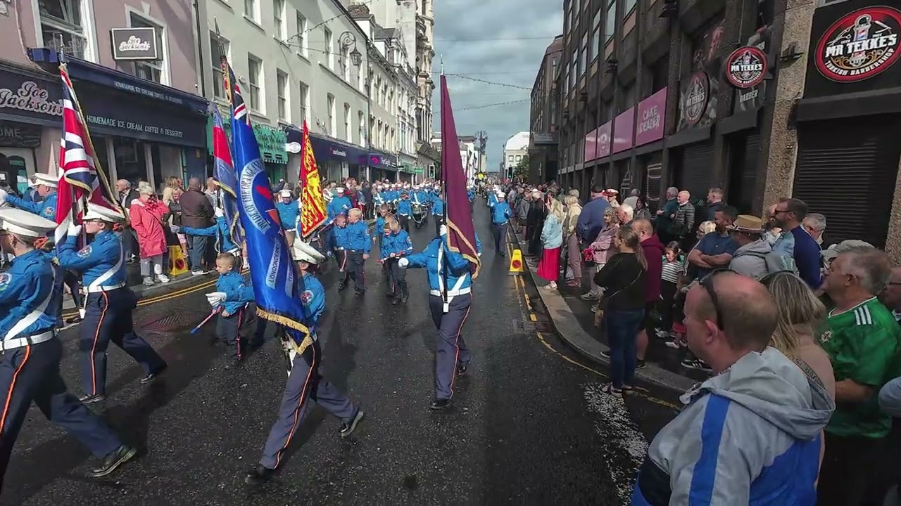 Parent Clubs, Parade to Saint Columb's Cathedral - Apprentice Boys of Derry 9th August 2025
