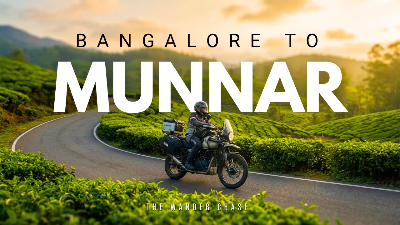 Bangalore to Munnar Bike Ride 🏍️ | Heaven Roads of Kerala 😍 | Motovlog