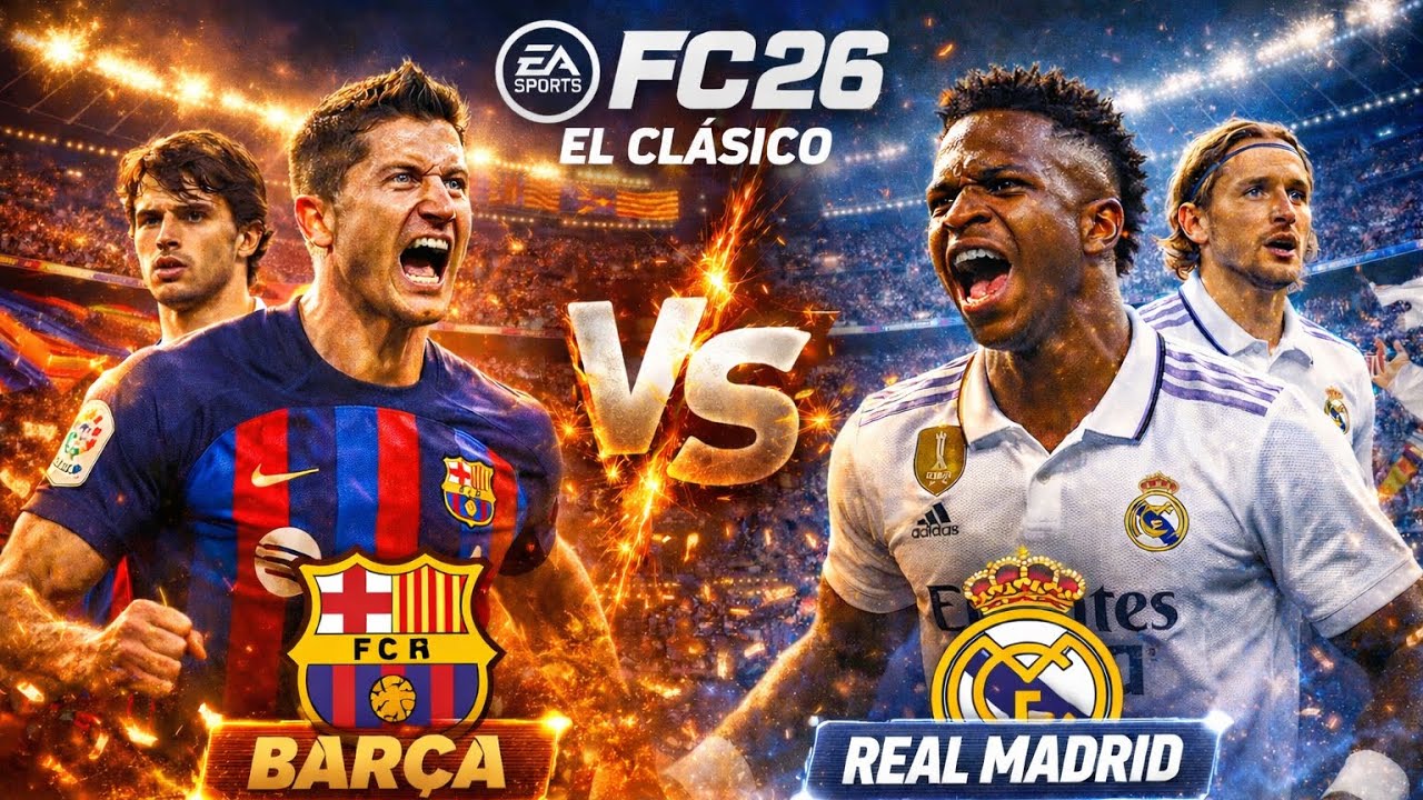 (PS5) El Clásico in FC 26 is INSANE! 🔥 Barça vs Real Madrid