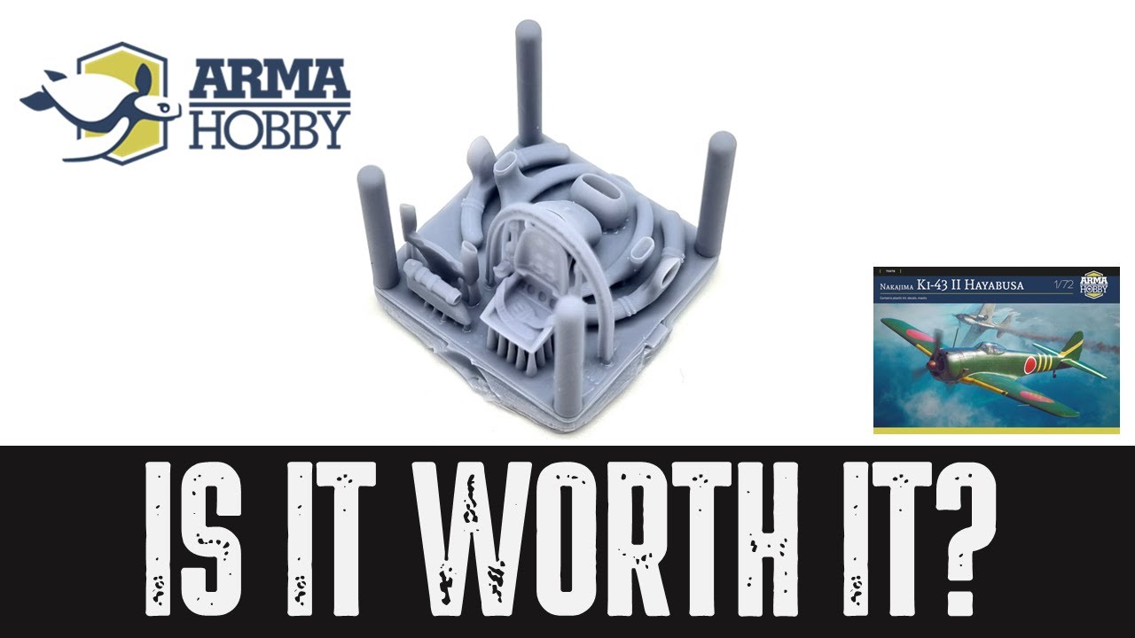 ARE THE ARMA HOBBY 3D DETAIL SETS ANY GOOD? - Comparing the parts to the Ki-43 Hayabusa model kit