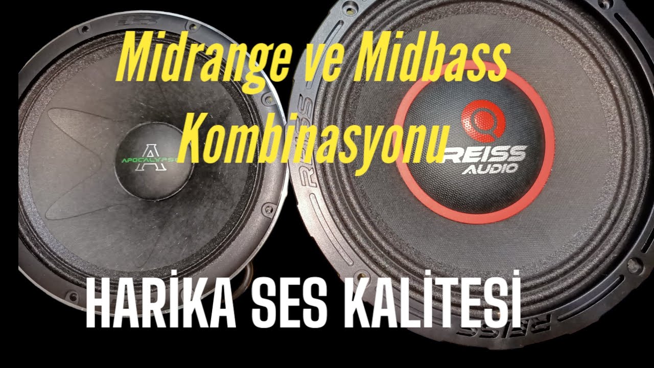 Midrange ve Midbass Kombinasyonu - Ses Kalitesi Nasıl ? #apocalypse #reissaudio