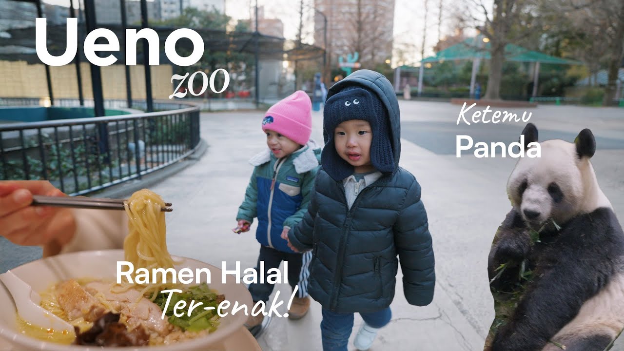 Family Friendly Itinerary in Ueno | Ketemu Panda, makan Halal Ramen, Nemu Best Coffee 😍