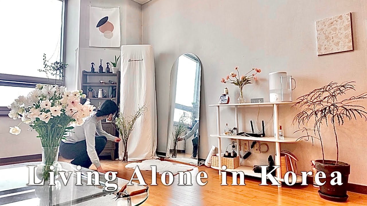 Жизнь в одиночестве в Корее |Весенняя неделя в моей жизни🌼Магазин у дома, видео о домашнем исцелении