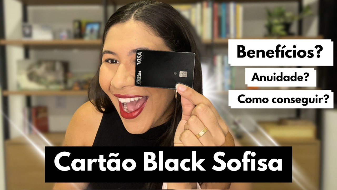 CARTÃO BLACK SOFISA VISA INFINITE: 5% DE CASHBACK + SALA VIP SEM GASTO MÍNIMO