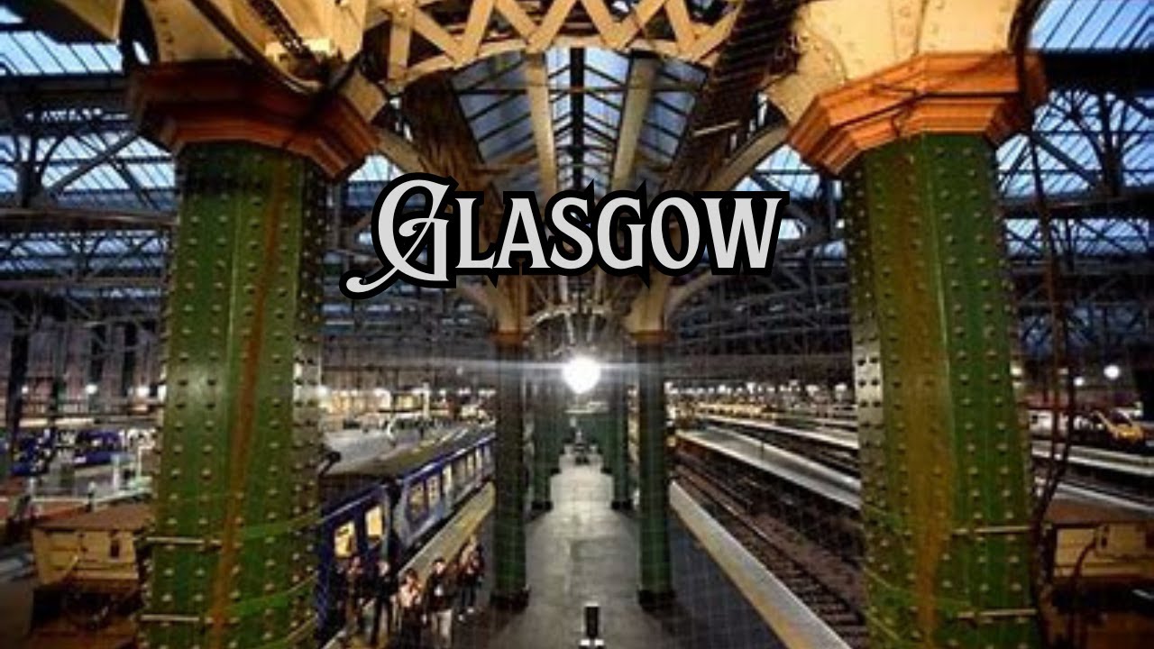 Train ride from Largs to Glasgow central station . On our way to Blackpool