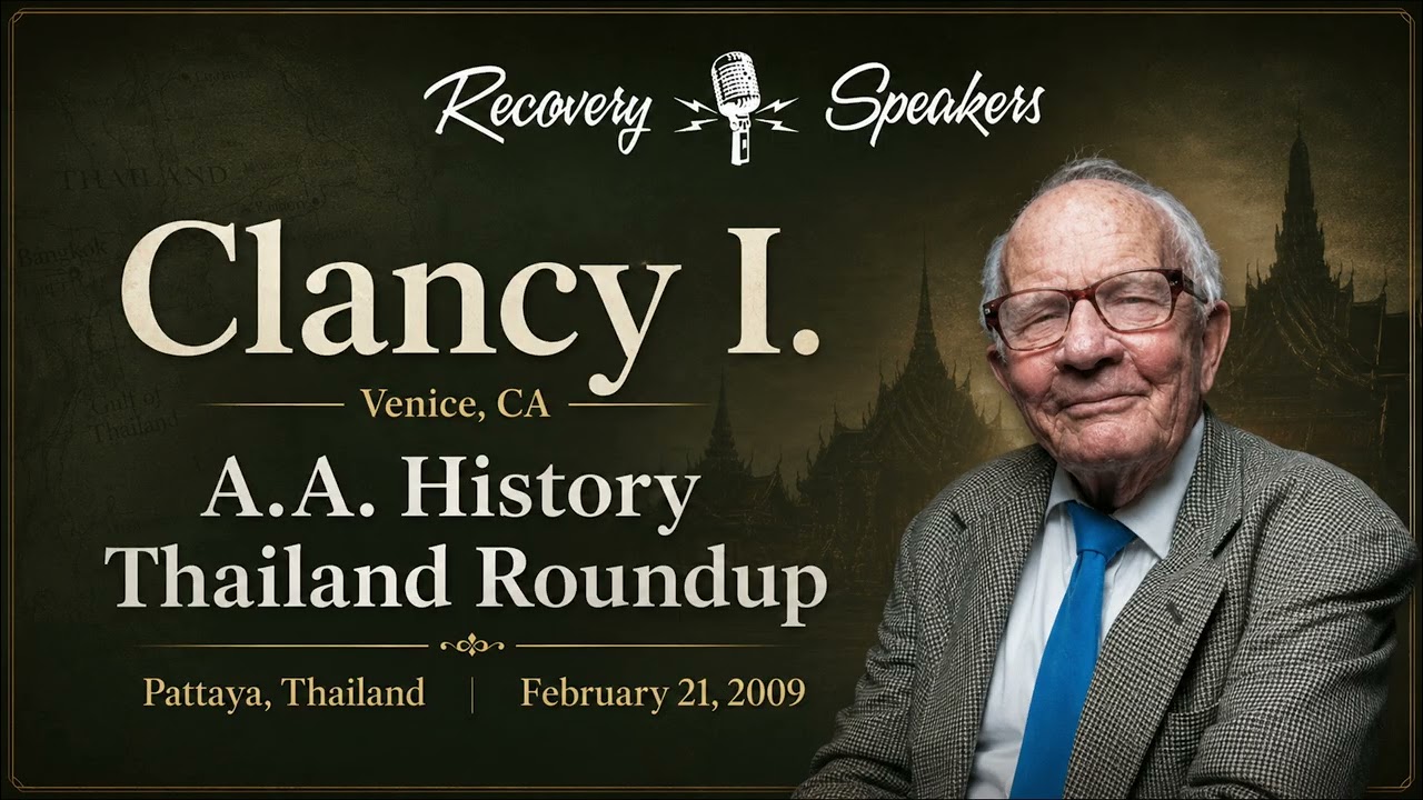 Clancy I. AA Speaker | A.A. History | Thailand Roundup 07/27/09