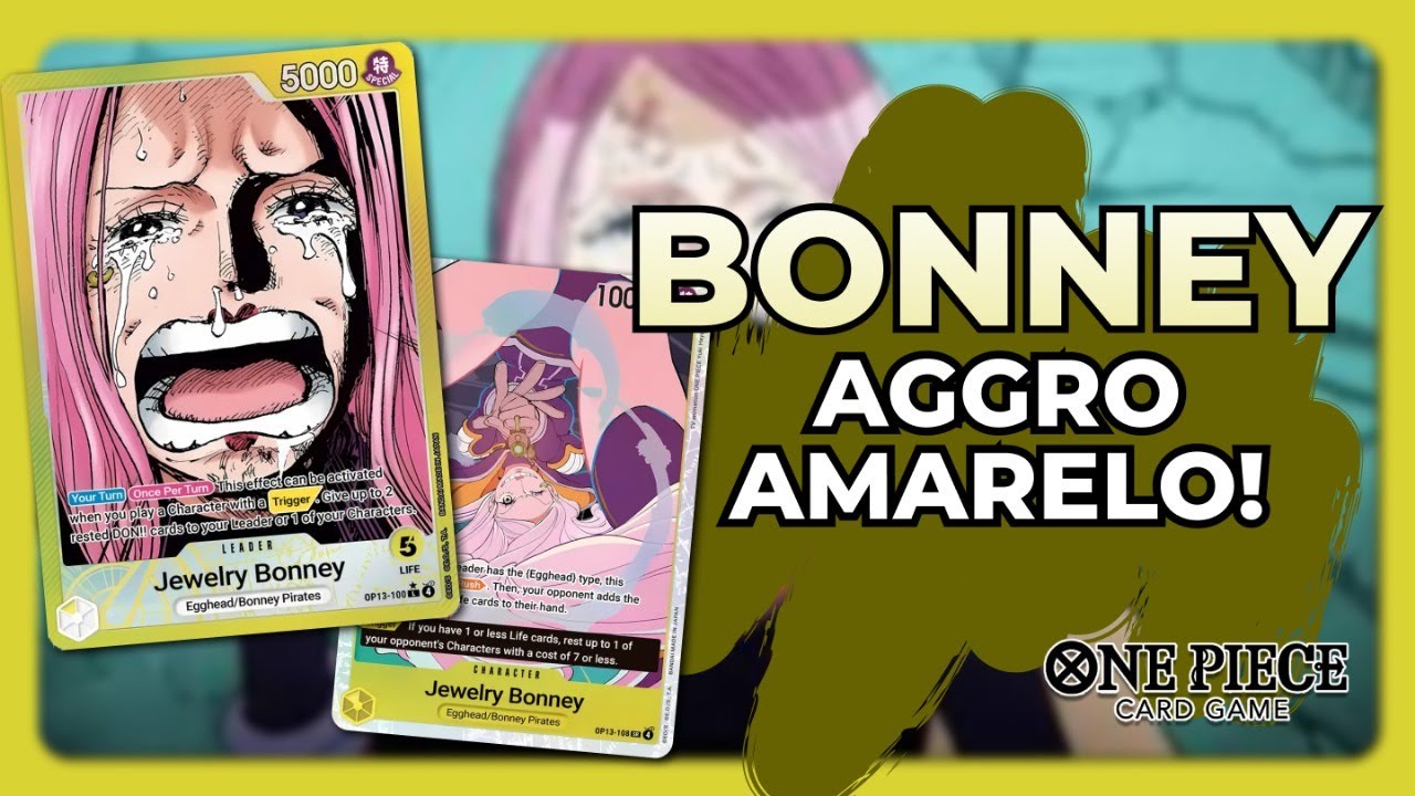 OP13 - BONNEY🟡 - Bate e Trigga | One Piece TCG Deckbuilding e Gameplay
