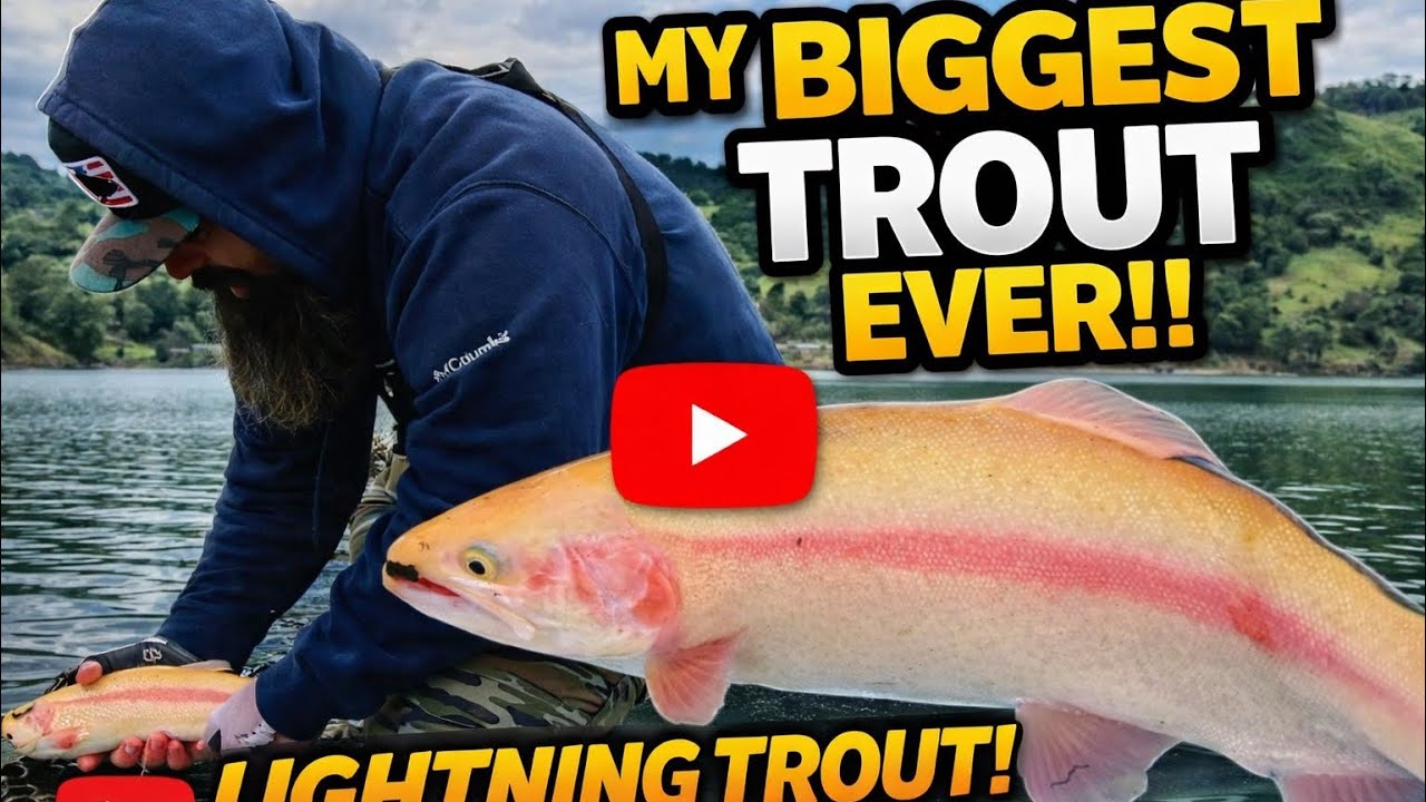 Lightning Trout at Lake Amador | My biggest trout ever!!