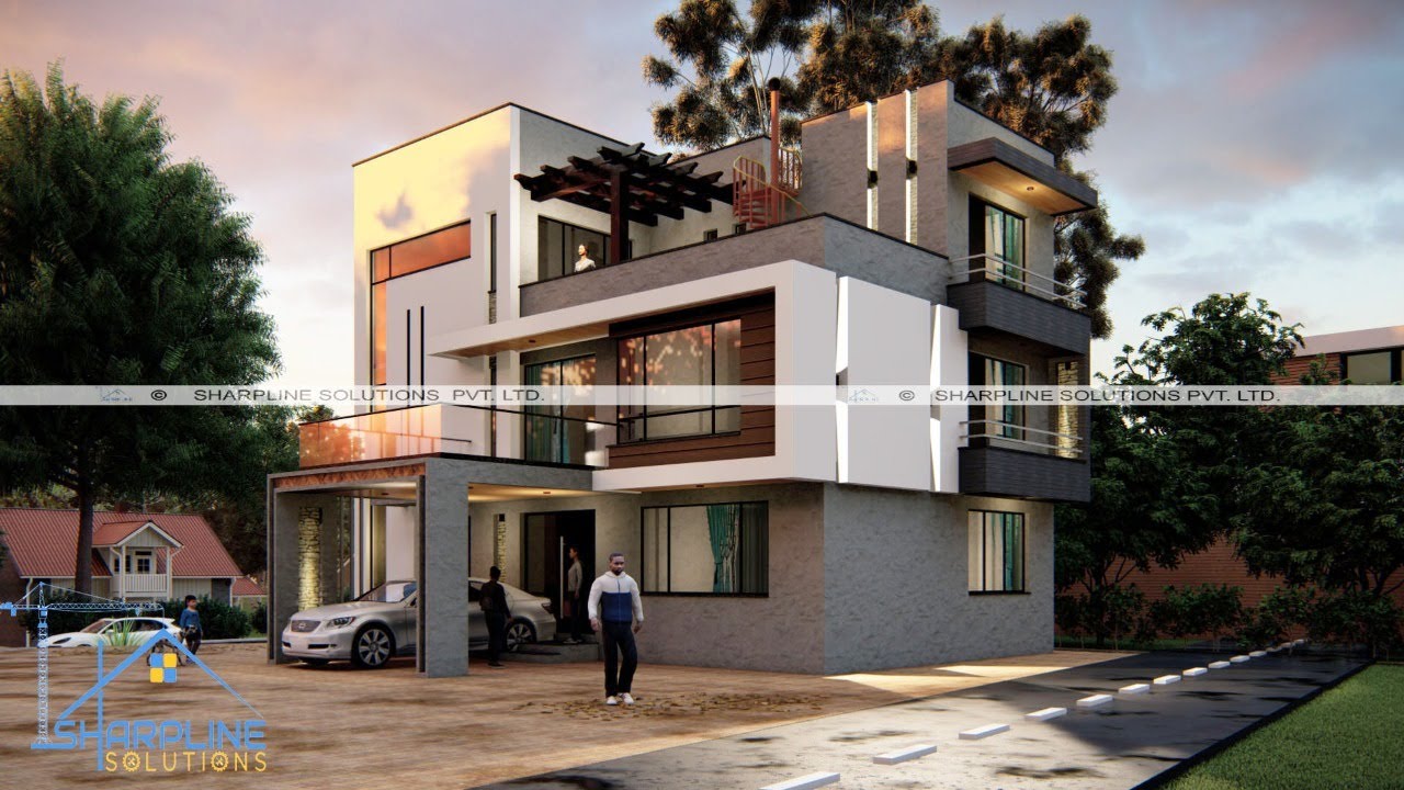 Balkot Residence | Residential Building Design In Nepal | Exterior View