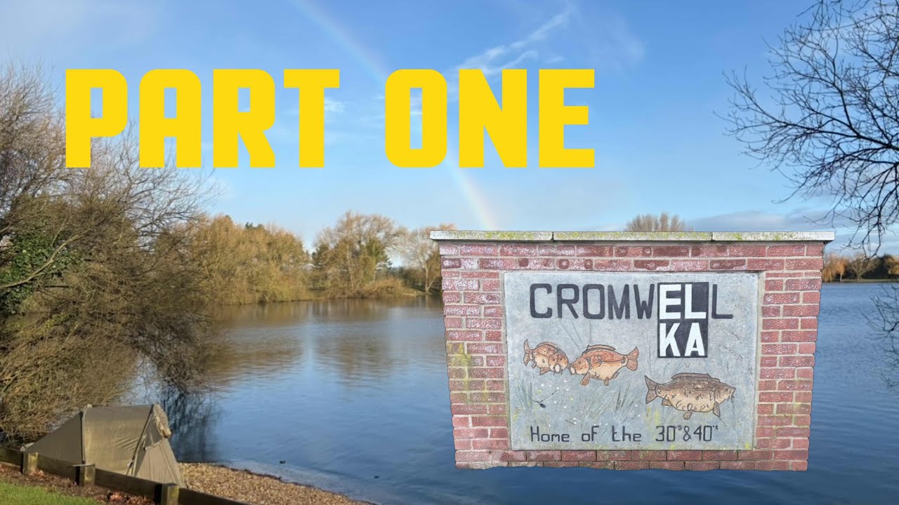 CARP FISHING at CROMWELL LAKE in search of a WINTER WHACKER PT1