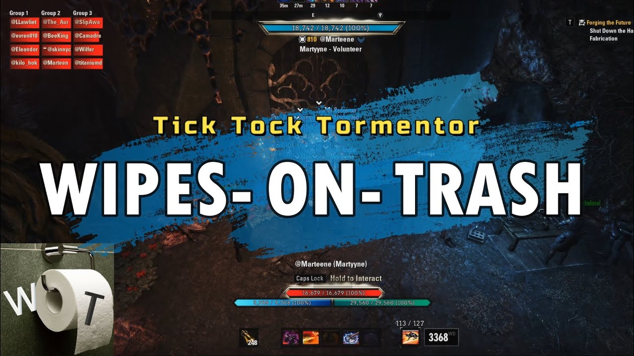 ESO - Halls of Fabrication - TTT - No-Death, Hard-Mode, Speed-Run - Got ZOS'd, but still got it!