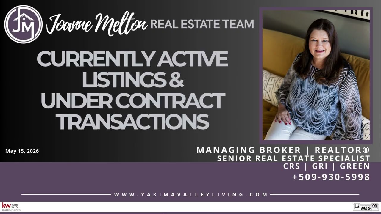 Yakima Valley Housing Market Update 📊 | New Listings, Sold Homes & Open Houses (May 2026)