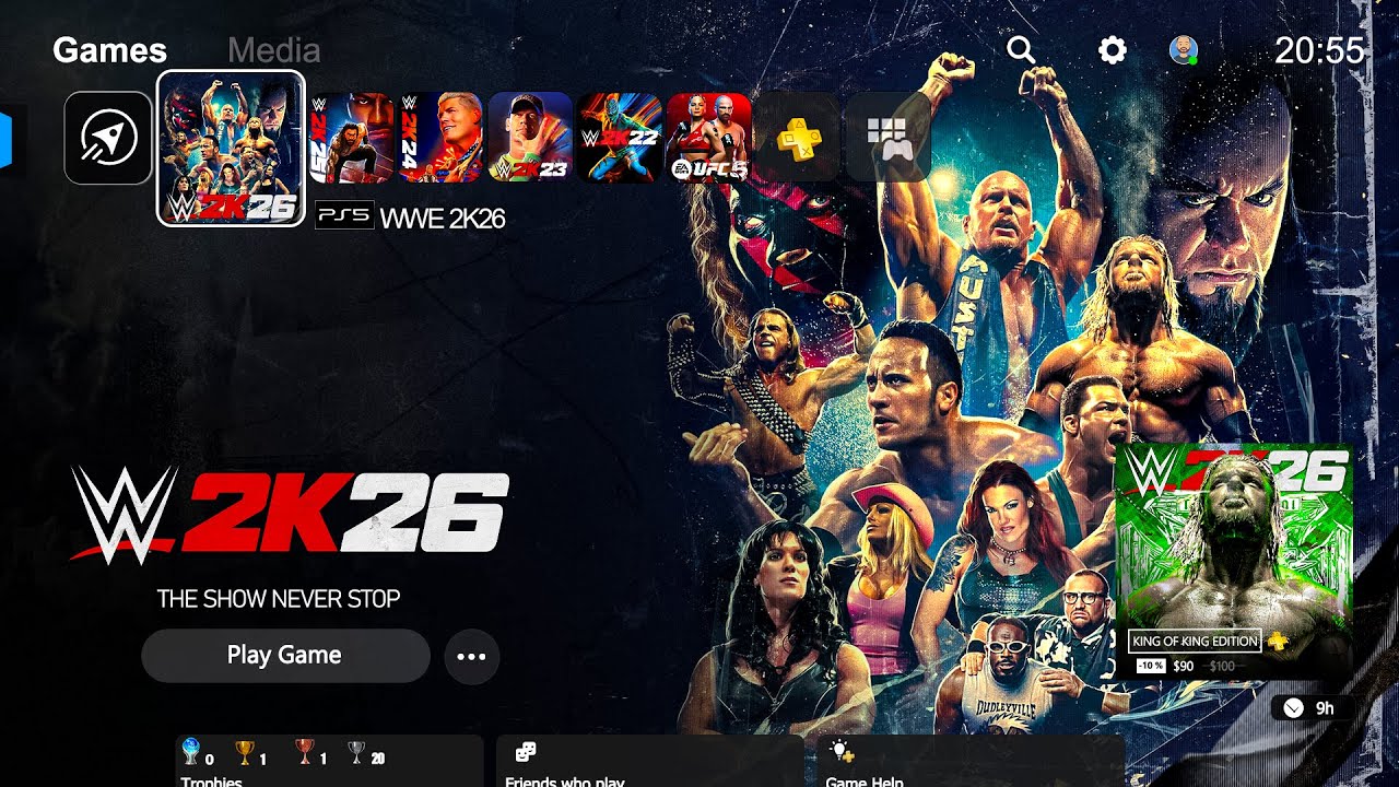 WWE 2K26: Main Menu, All New MatchTypes, Selection Screen & Gameplay Notion!