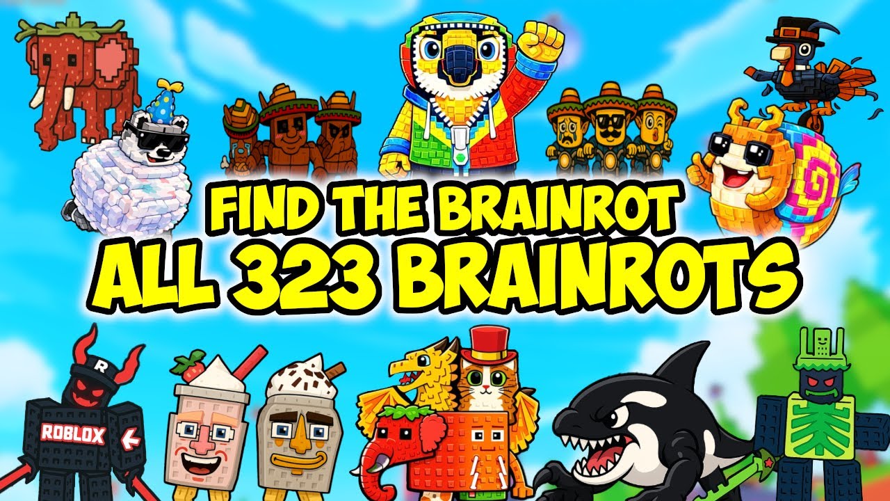 [ALL] How to get ALL 323 BRAINROTS in Find the Brainrot 328 | Roblox
