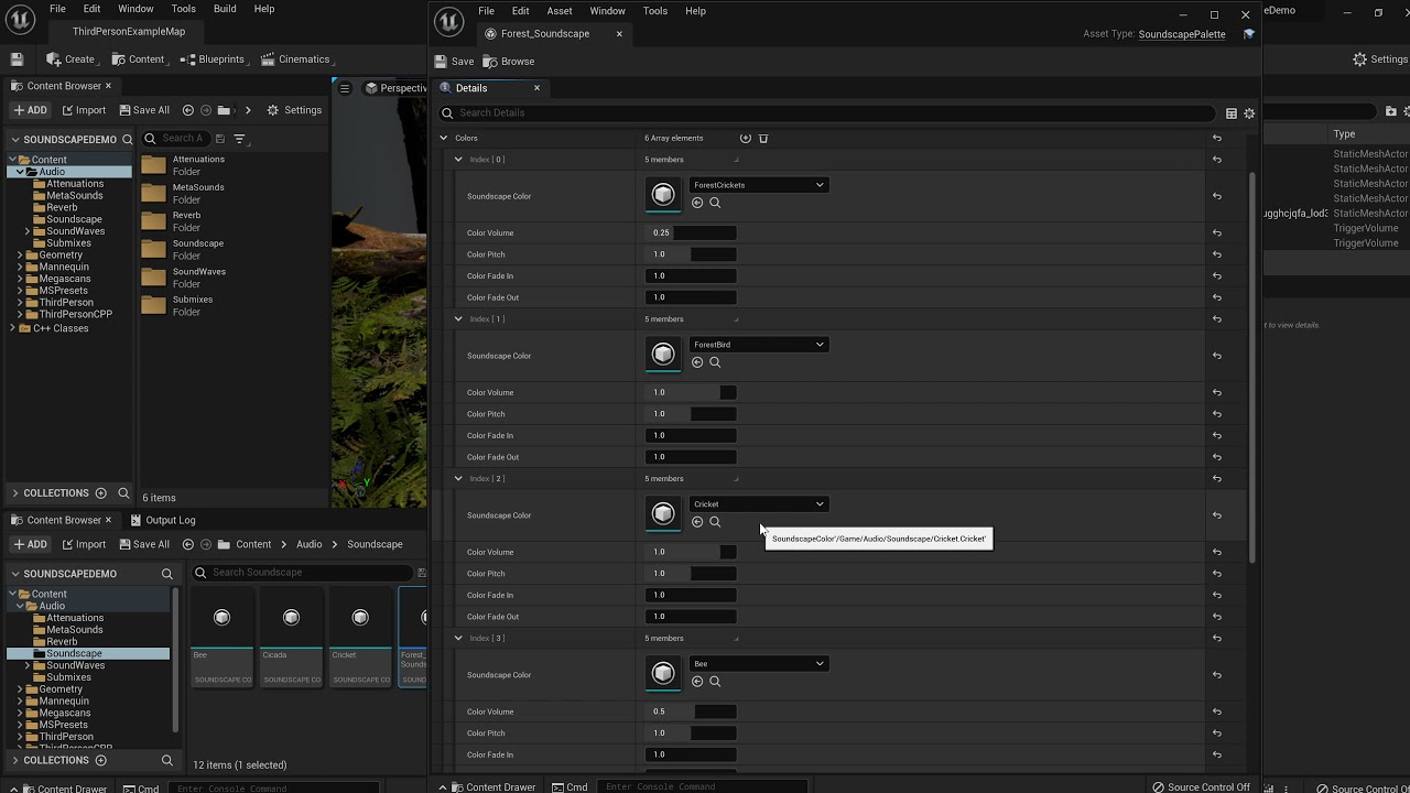 Soundscape: An Ambient Sound System Made For Valley Of The Ancient (UE5 Early Access)