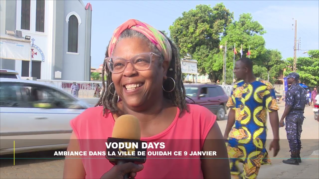 Vodun Days : Ambiance dans la ville de Ouidah ce 9 janvier 2024
