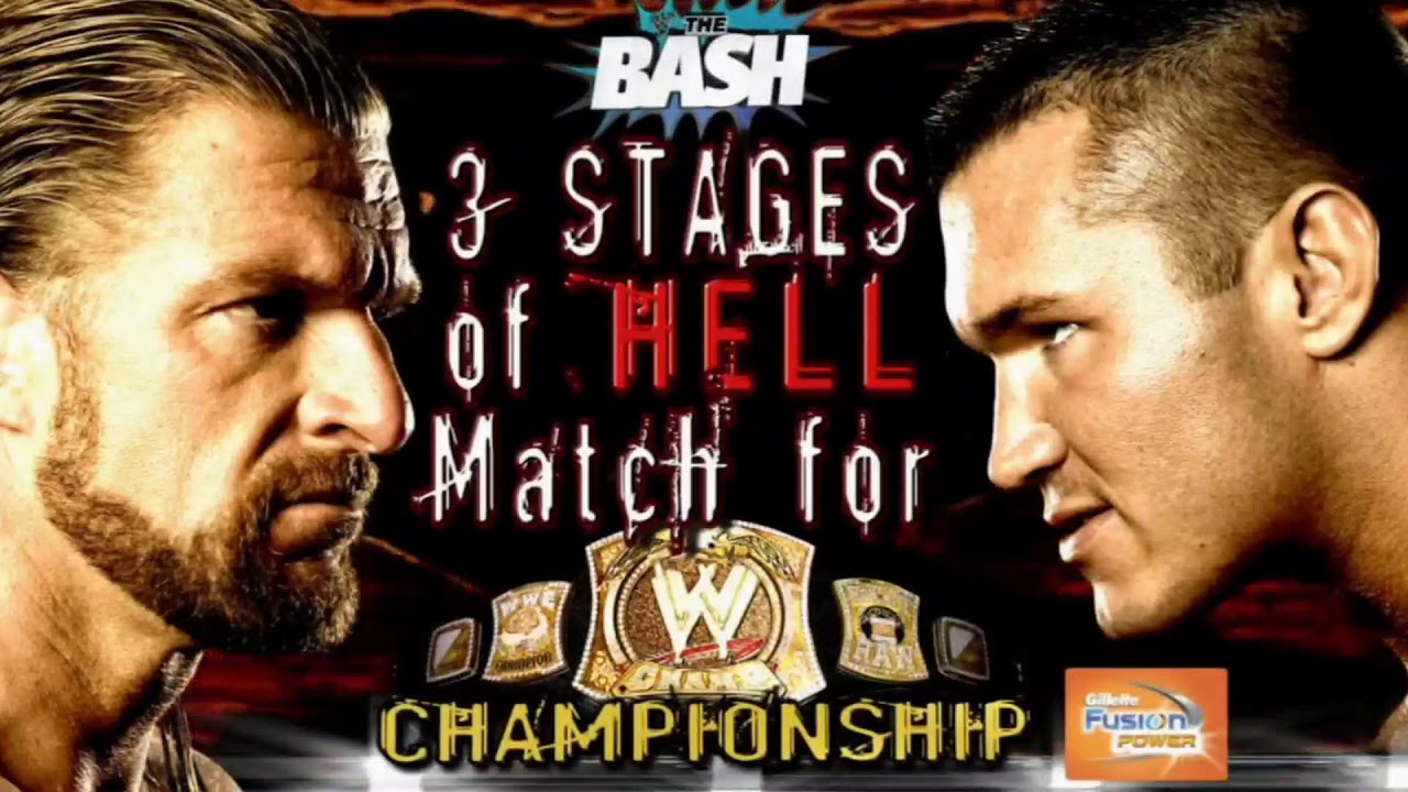 WWE The Bash 2009 HD Match Card