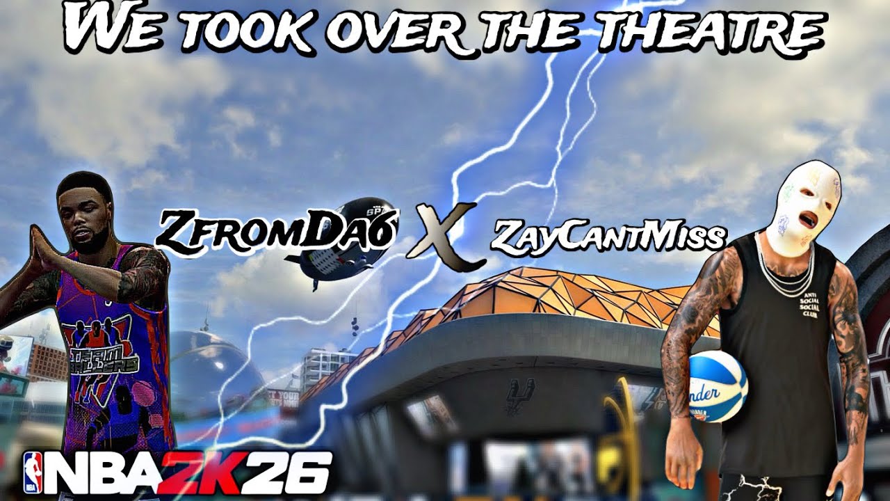 We took over the theatre for a day (I got carried) 🤣💀| NBA2k26