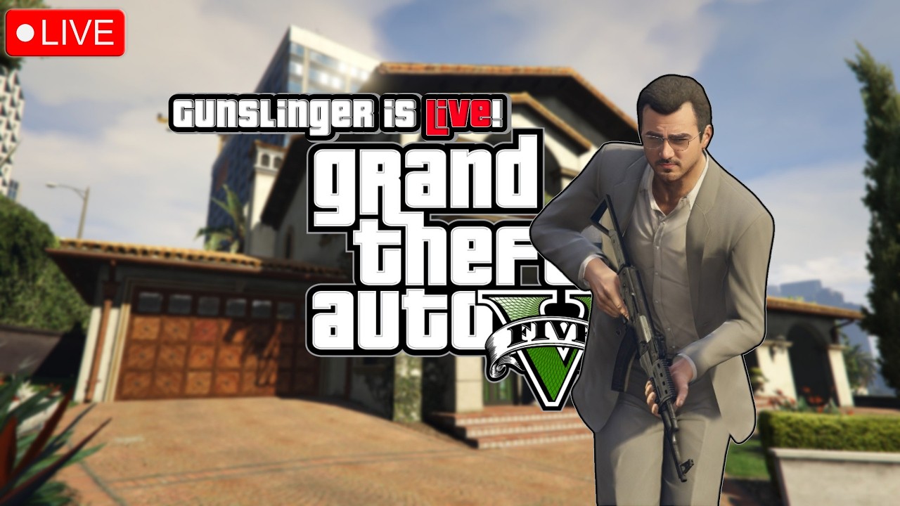 🔴GTA 5 Enhanced Online: New Cars, Heists & Chaos | 12 Hour Live Stream with Gunslinger | FACECAM