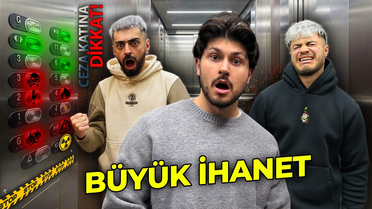 CEZALI ASANSÖR CHALLENGE ! - BÜYÜK İHANET