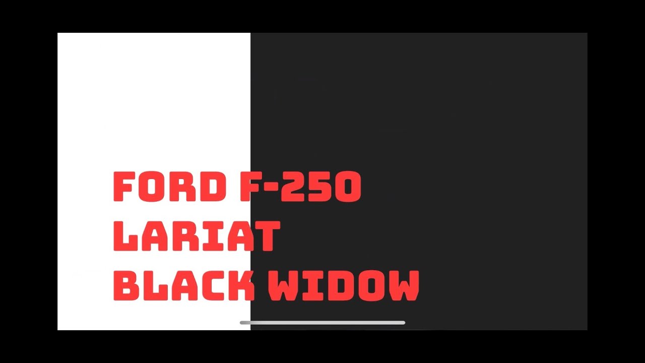 NEW Ford F-250 Lariat BLACK WIDOW! - Liberty Ford Aurora