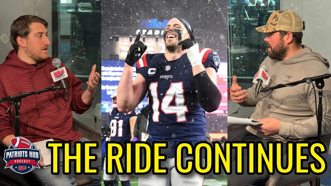 CHAMPIONSHIP BOUND: David Andrews and Alex Barth React to Patriots win over Texans