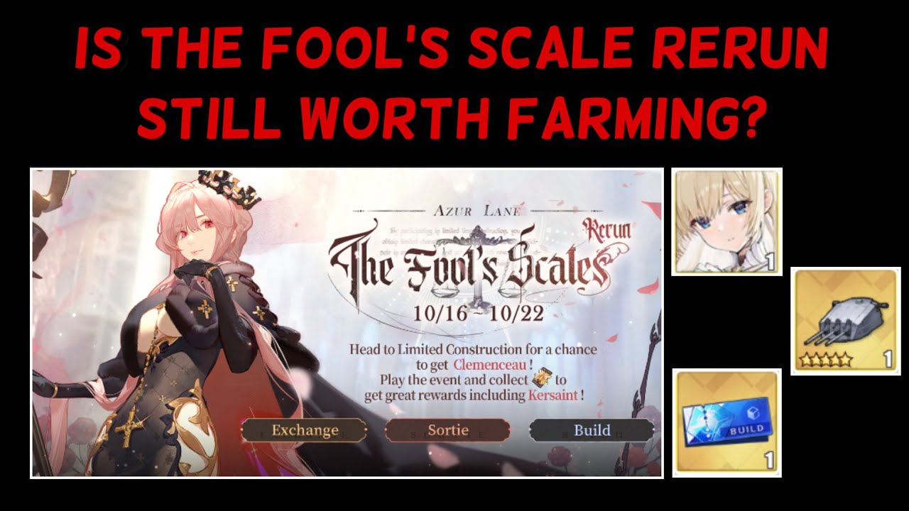Is The Fool's Scale Rerun STILL Worth Farming? | Azur Lane