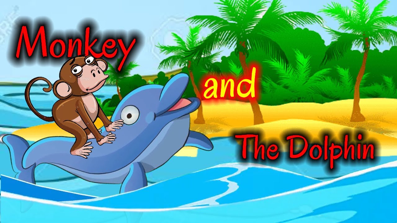 Monkey🐵and The Dolphin🐬Story || English stories for Kids || Bedtime Short Story|| RY Kids Channel