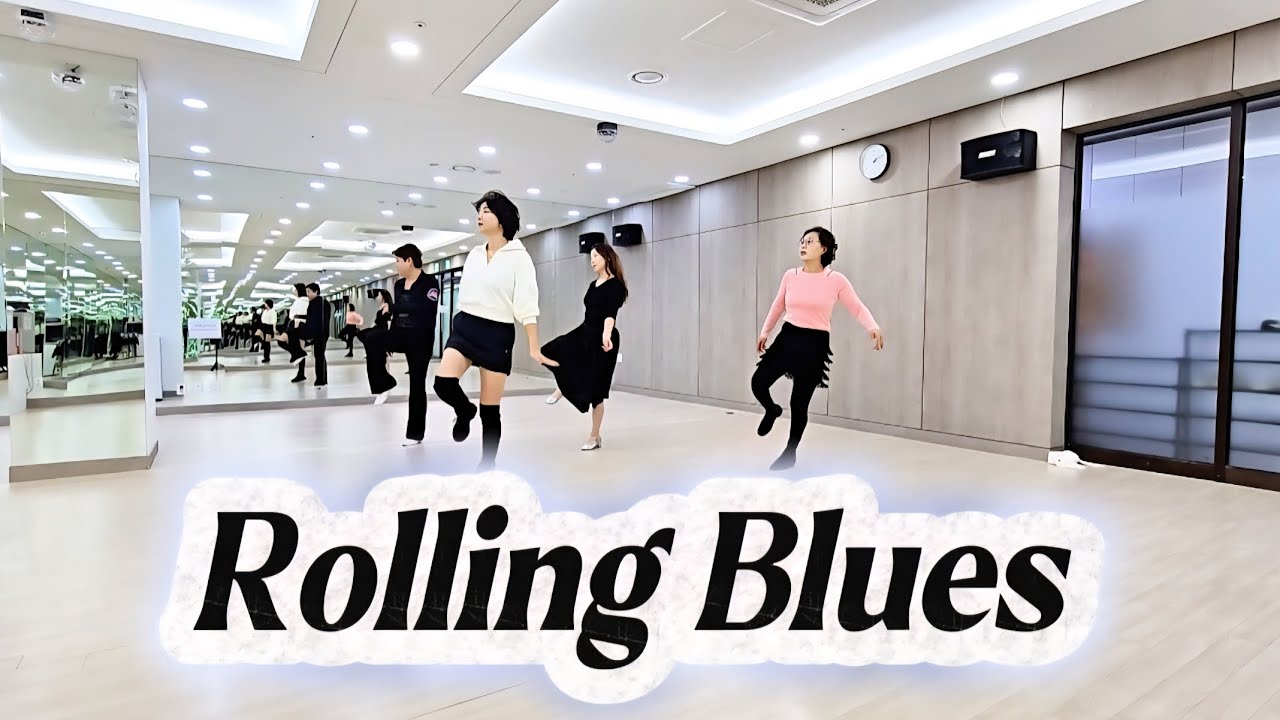 Rolling Blues Line Dance/롤링 블루스 라인댄스/라인댄스퀸코리아 1급 연수반