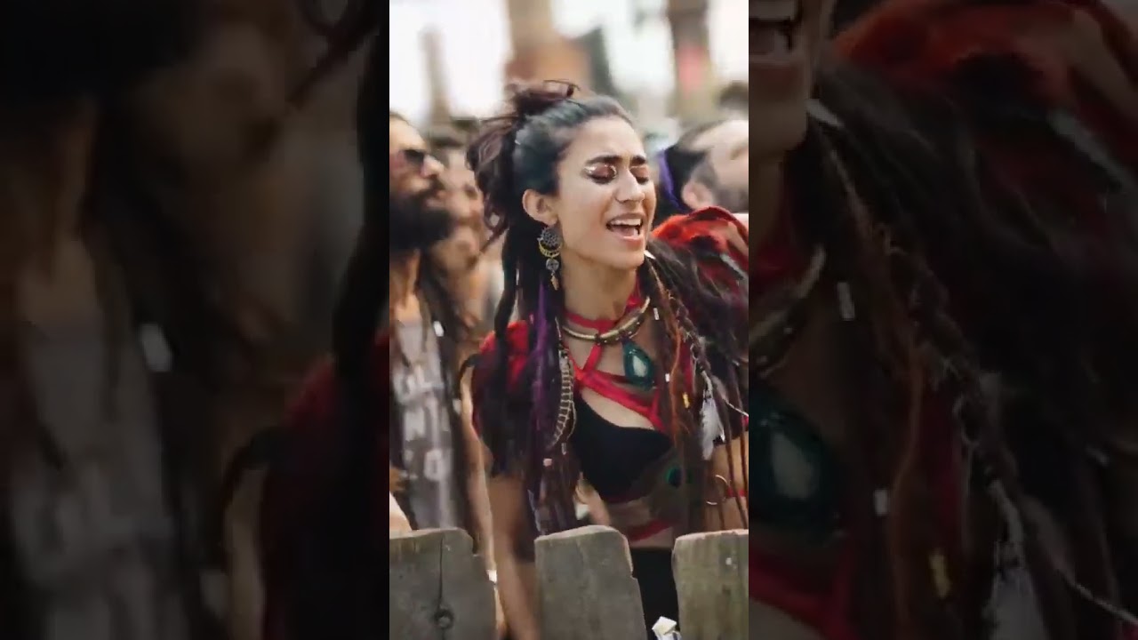 Girl at Indian spirit festival 2024 | Omiki na le (phaxe remix) LONGER VIDEO