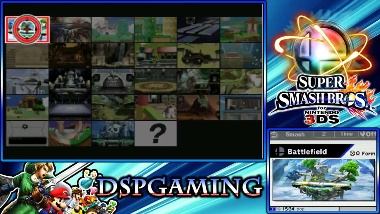 Super Smash Bros. 3DS Demo: Megaman Gameplay