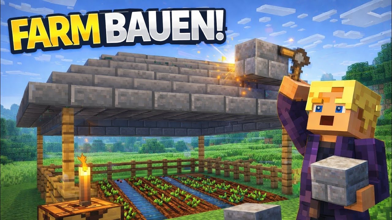 Wir bauen eine FARM -Minecraft mit Caral #003