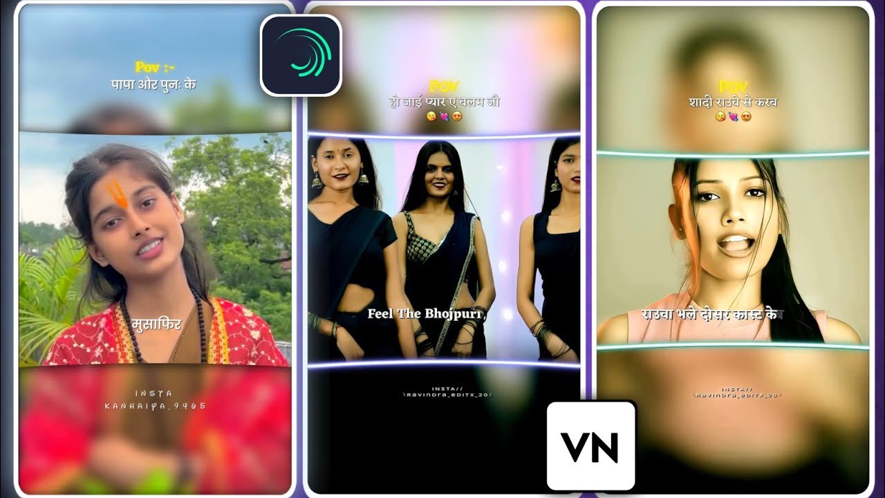 Instagram trending reels editing | alight motion reels editing | Lyrics Reels video Editing
