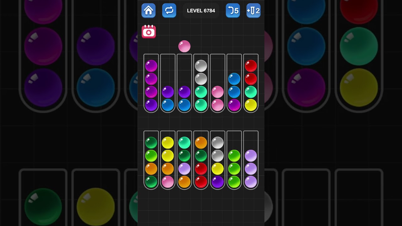 Ball Sort Puzzle by Guru Game: Levels 6781, 6782, 6783, 6784, 6785