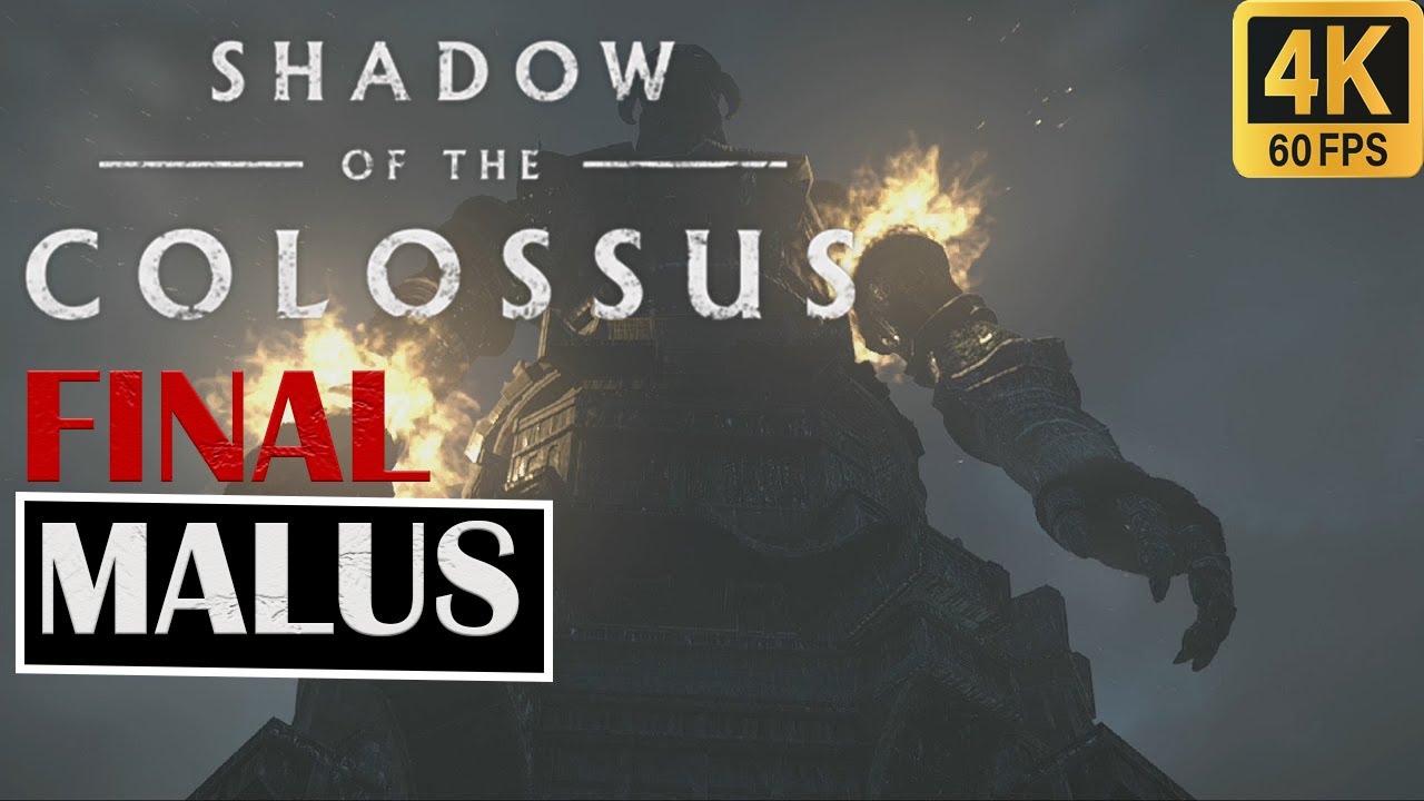 Shadow Of the Colossus - Malus Final Boss Fight 4K Ps5 60 Fps