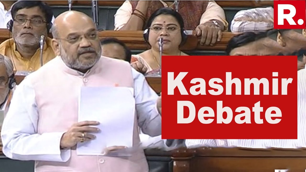 Watch Home Minister Amit Shah's Fiery Speech In Lok Sabha Over Kashmir Debate