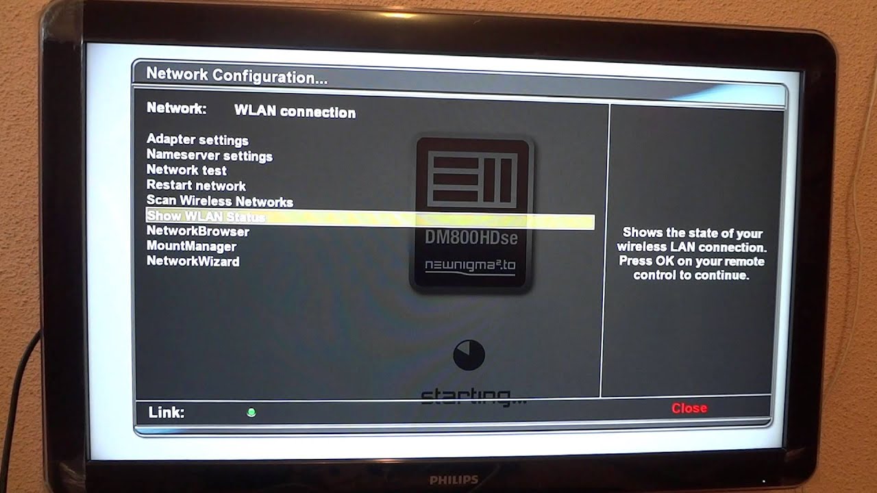 Dreambox 800SE NewNigma2 3.3.2 + wi-fi stick settings