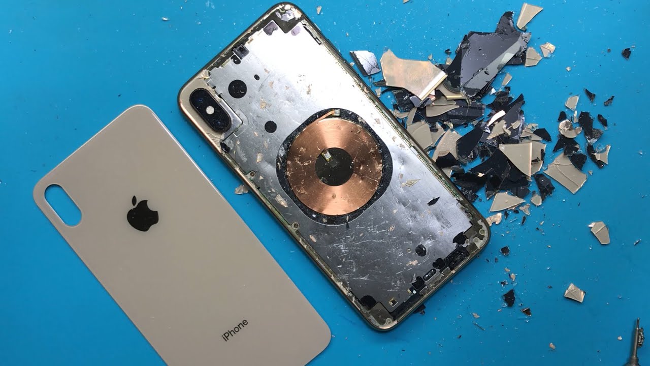 iPhone Xs Max Back Glass Replacement | Restoring Destroyed Phone, Restoration Videos | ASMR Repair