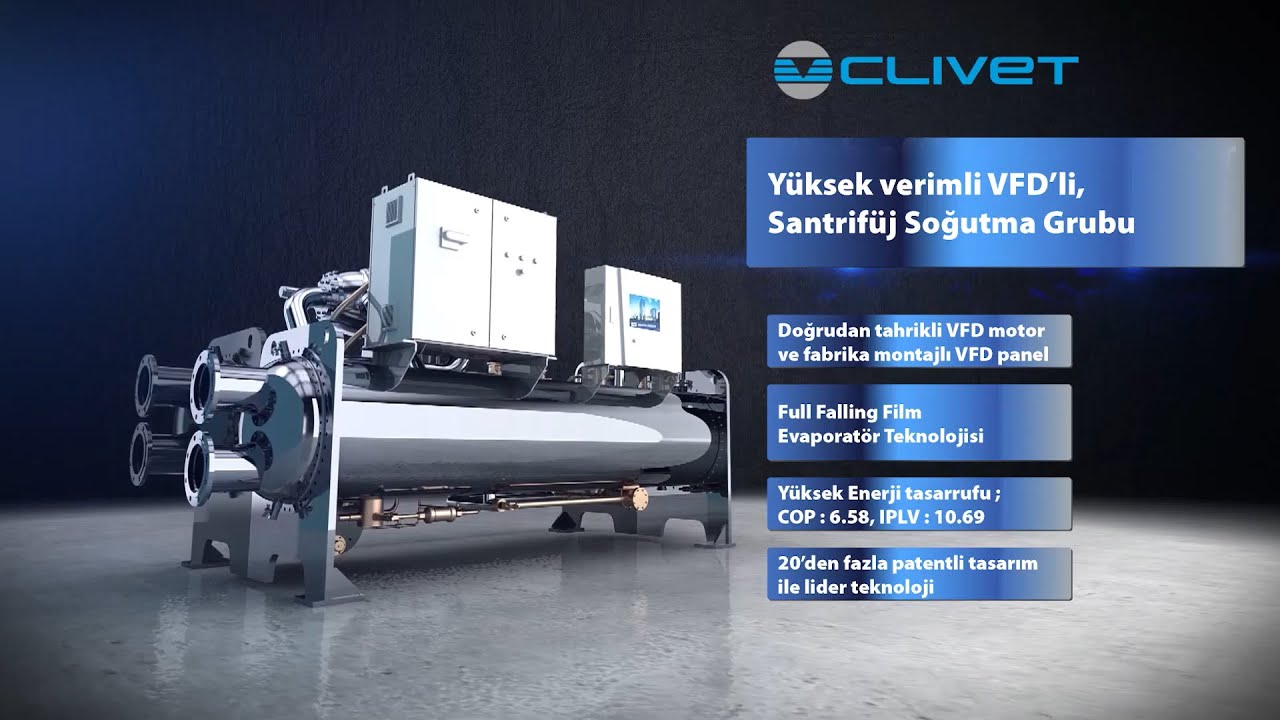 Merkezi İklimlendirmede Yüksek Teknolojili Çözüm: Clivet Santrifüj Chiller