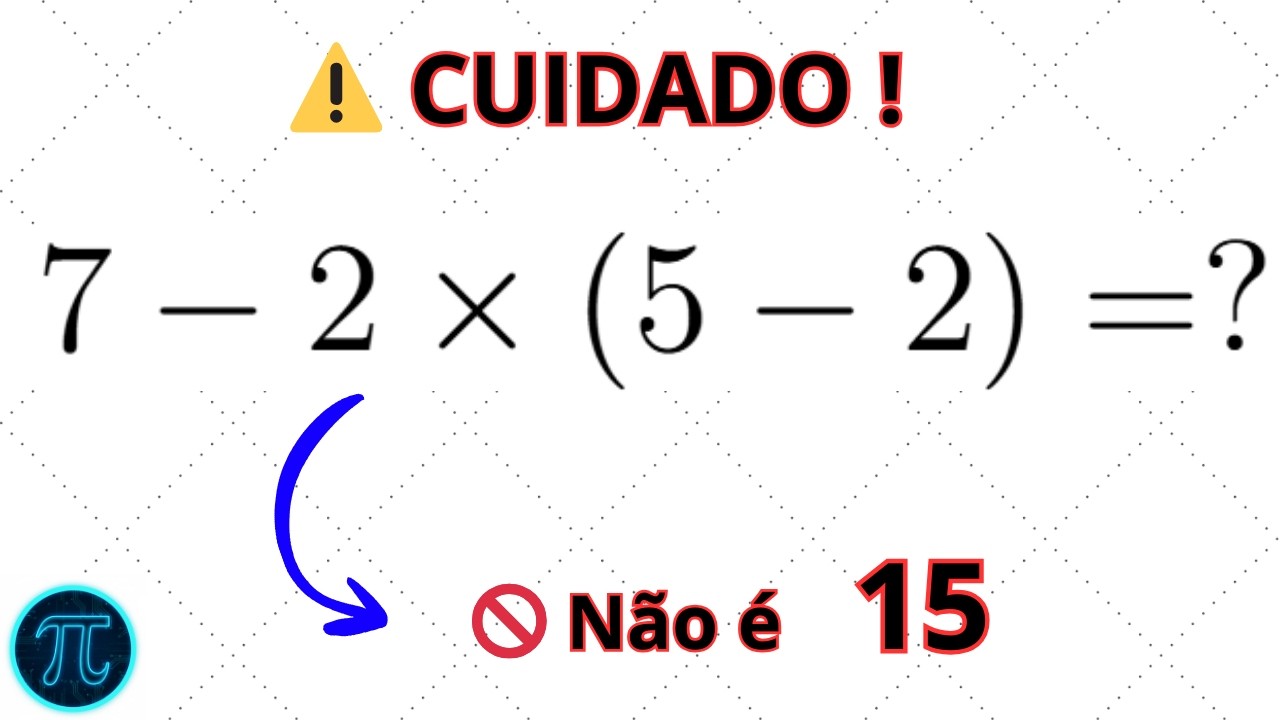 ➡️ Você Está Respeitando a Ordem das Operações ❓ - Expressão Numérica - Matemática Básica