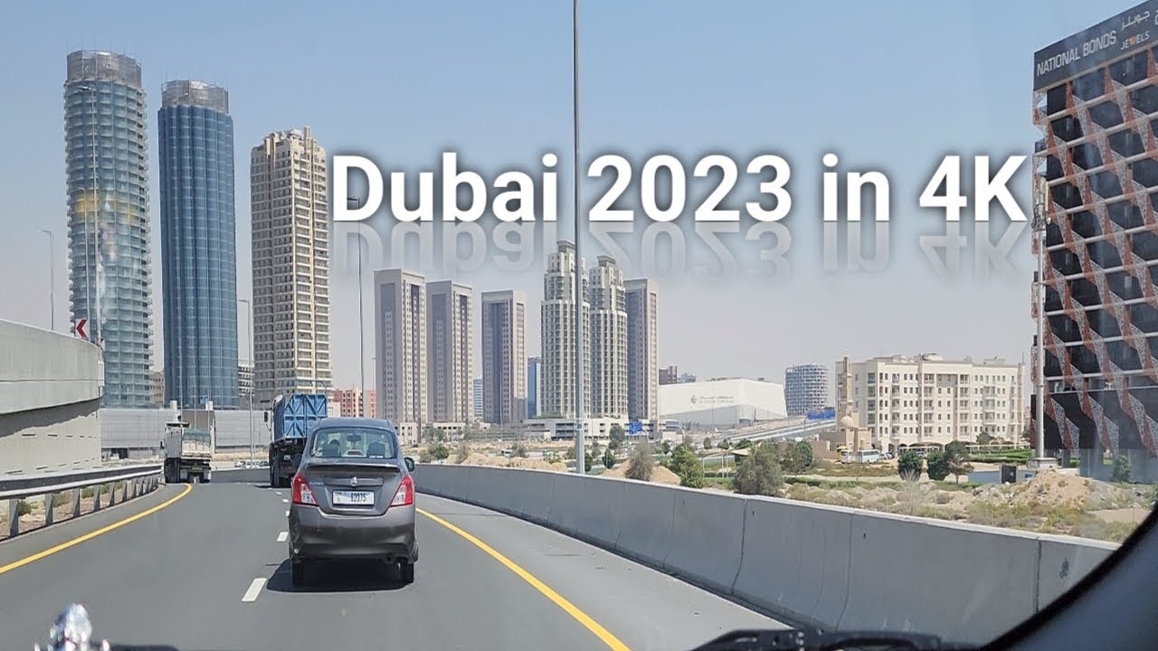 Dubai Driving Tour 2023 in 4K