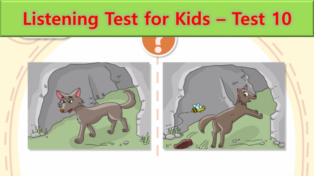 Listening Test for Kids | Test 10