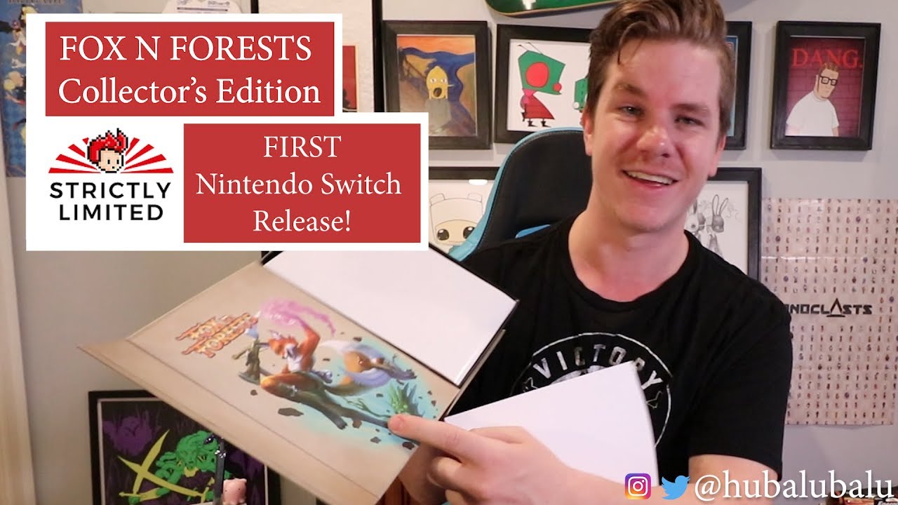 FOX N FORESTS Collector's Edition - Strictly Limited Games FIRST Nintendo Switch RELEASE! Unboxing