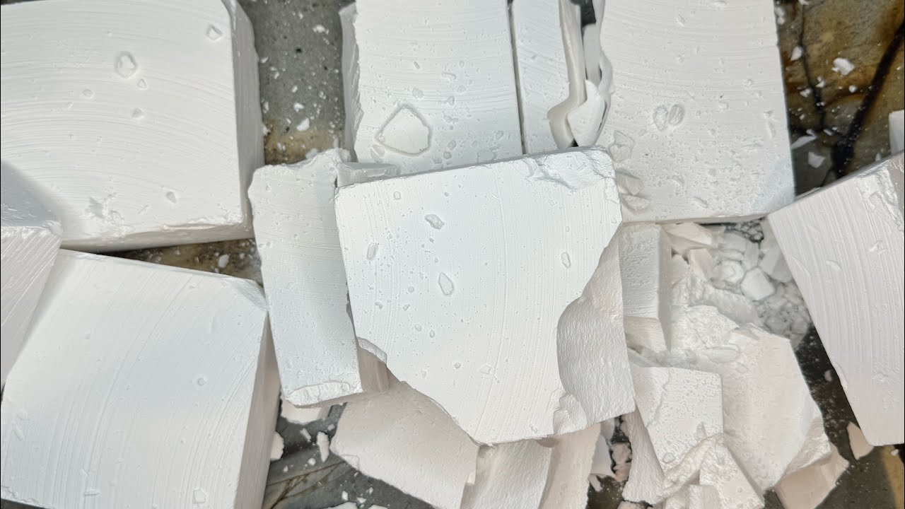 Full Block Crush • Watch Til The End #asmr #oddlysatisfying #tinnitusrelief #asmrchalk